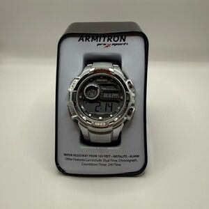 Armitron Pro Sport Silver and Black Smartwatch